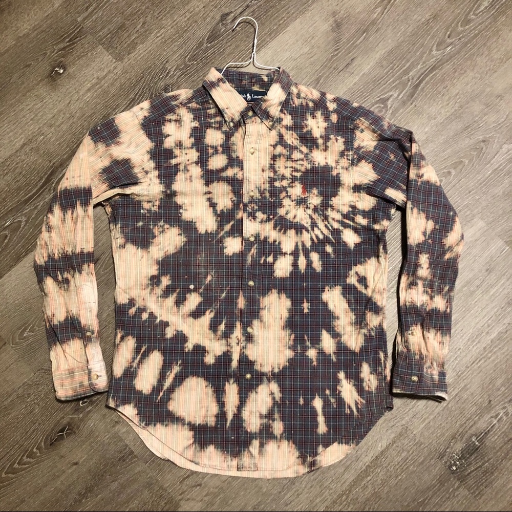 Ralph Lauren Custom Dyed Plaid Shirt